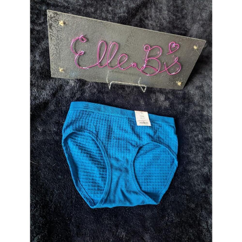 NWT Auden Blue Seamless Hipster Panty XS